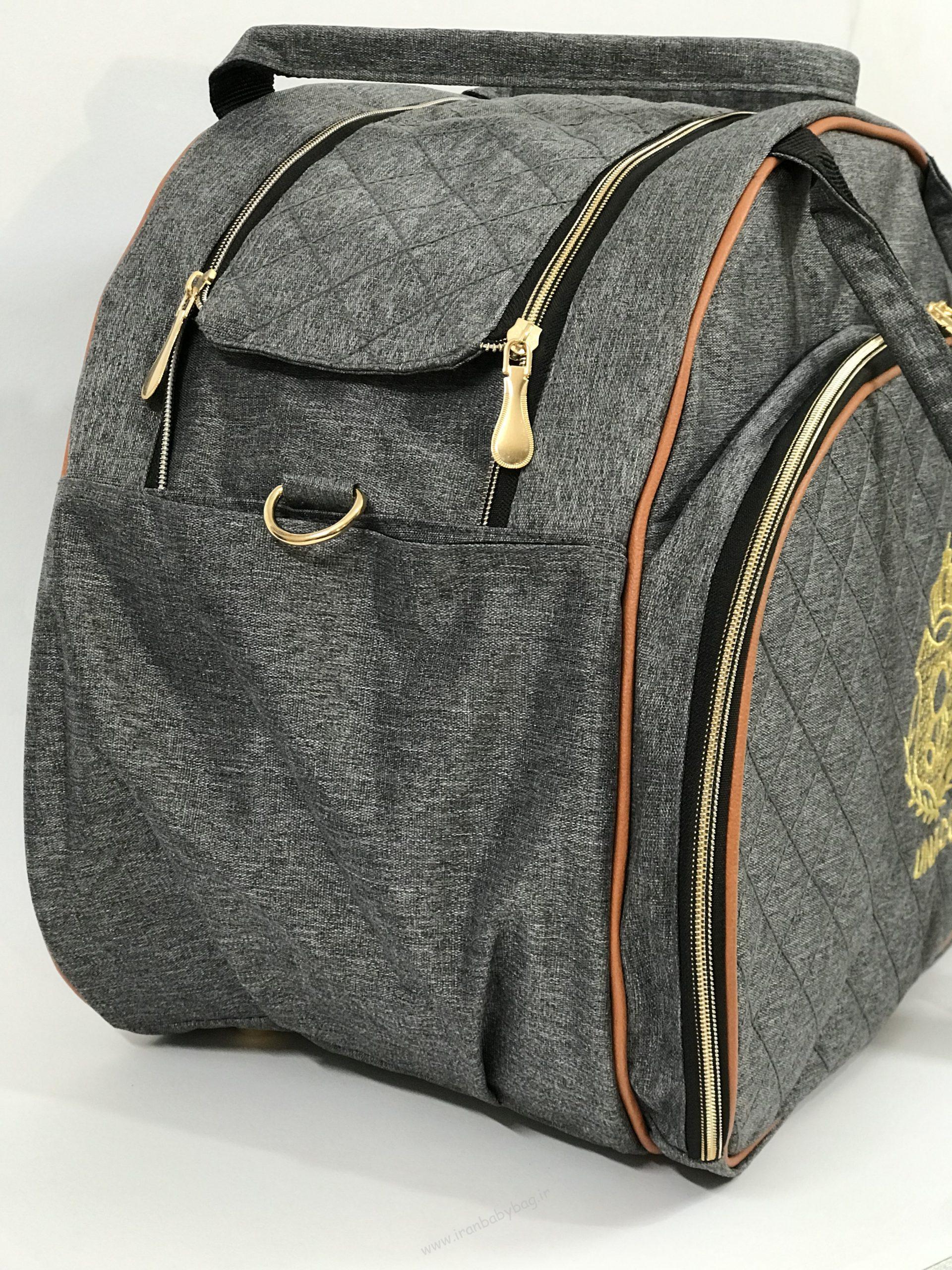 ساک رودوشی لوازم نوزاد مدل جولی ساک لوازم نوزاد بزرگ مناسب دوقلوها