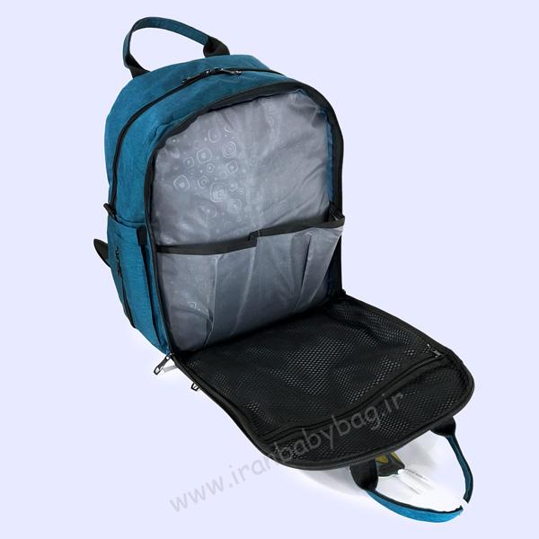 کیف کوله پشتی لوازم نوزاد دیاکو کوله پشتی وسایل مادر و نوراد جادار-سبک ایرانی با کیفیت پارچه ای