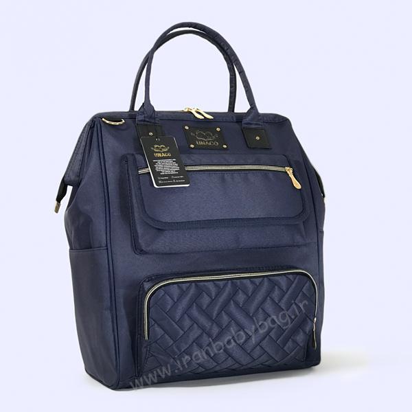 تصویر کوله پشتی لوازم نوزاد مدل مرسدس تصویر کوله پشتی لوازم نوزاد مدل مرسدس سورمه ای-جادار و سبک-با کیفیت ایرانی