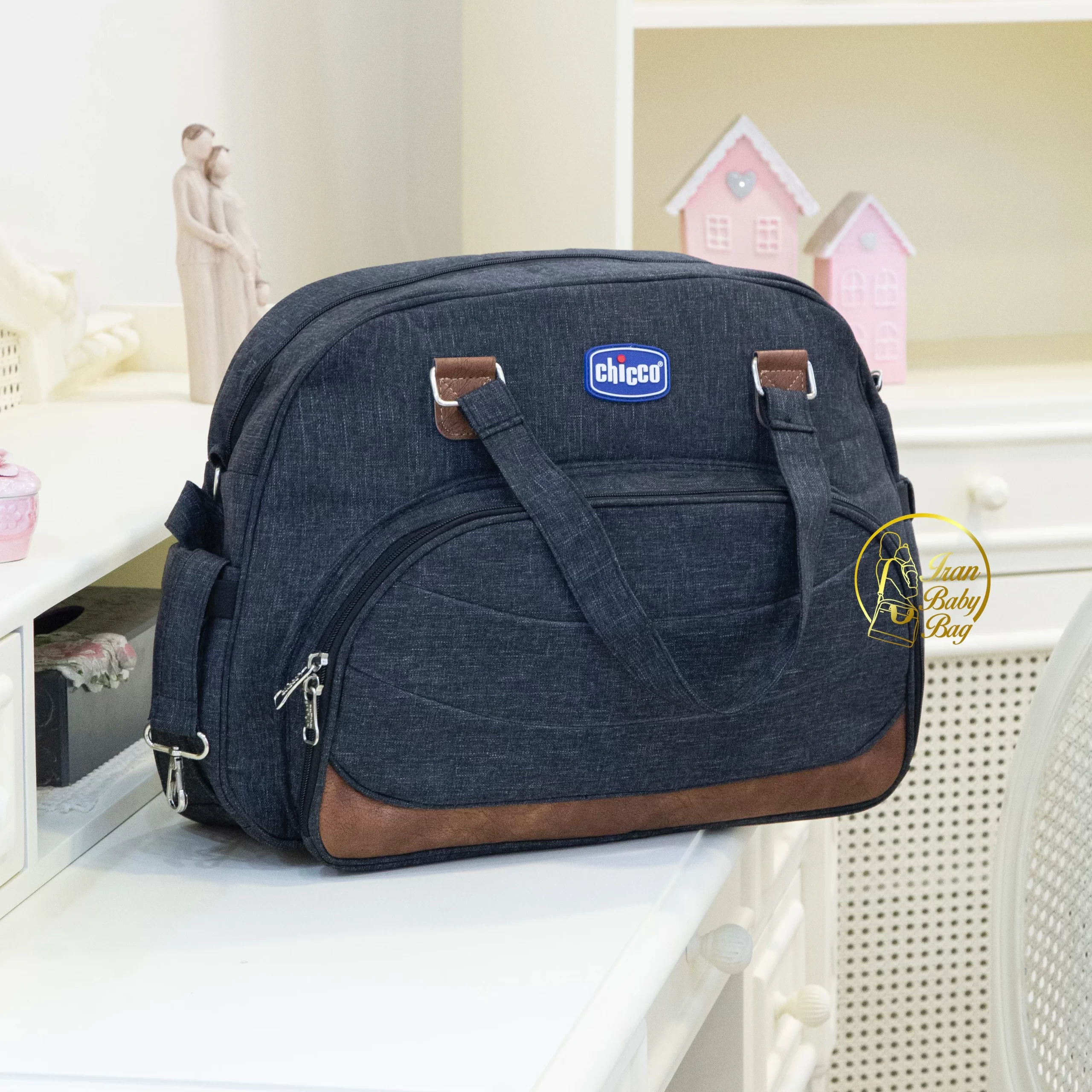 ساک دستی لوازم نوزاد چیکو آکسفورد ساک دستی لوازم نوزاد آکسفورد چیکو، ساک رودوشی وسایل مادر و نوزاد چیکو