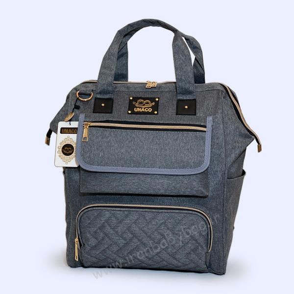 تصویر کوله پشتی لوازم نوزاد مدل مرسدس تصویر کوله پشتی لوازم نوزاد مدل مرسدس از جلو