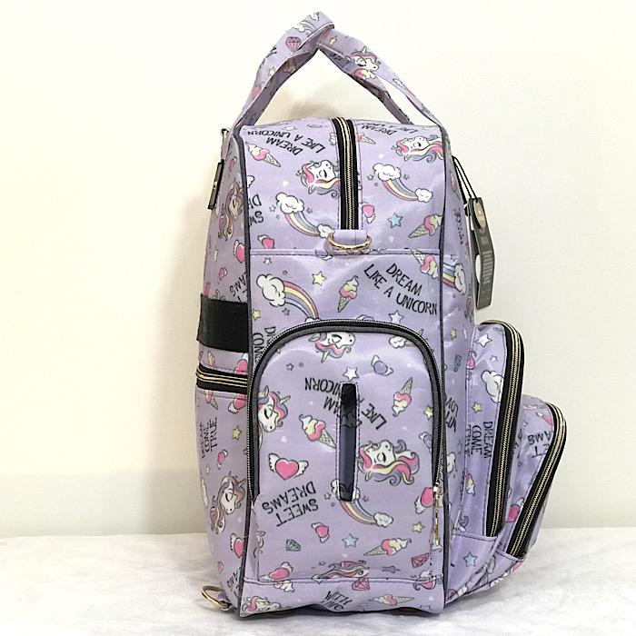 عکس اطراف کیف لوازم نوزاد کیف وسایل کودک طرحدار، کوله پشتی لوازم نوزاد طرحدار جادار