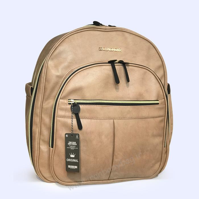 کوله پشتی لوازم نوزاد چرم مدل کاترین کد k01 کوله پشتی لوازم نوزاد چرم-کیف لوازم نوزاد چرم-کیف لوازم نوزاد جدید-کوله پشتی وسایل نوزاد چرم