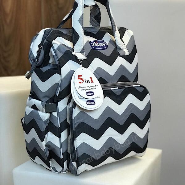 کوله پشتی لوازم نوزاد مدل موجی کوله پشتی لوازم نوزاد مدل موجی پسرانه