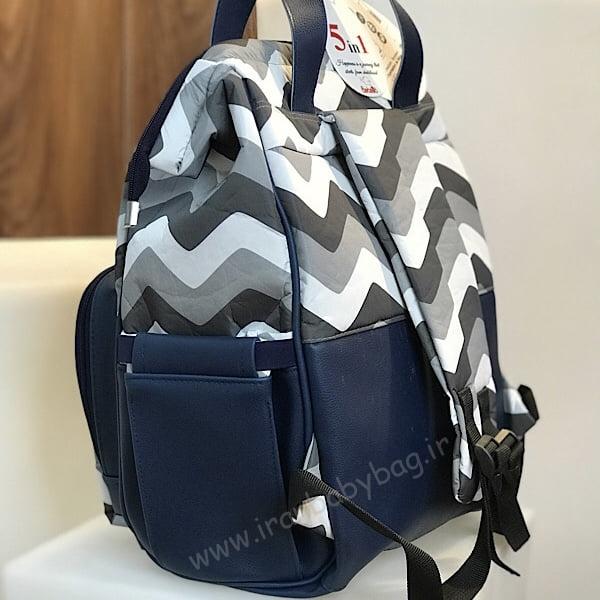 کوله طرحدار لوازم نوزاد مدل موجی-چرمی کوله طرحدار لوازم نوزاد مدل موجی-چرمی برند ببتو