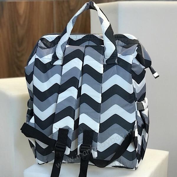 کوله پشتی لوازم نوزاد مدل موجی کوله پشتی لوازم نوزاد مدل موجی طرحدار و اسپرت