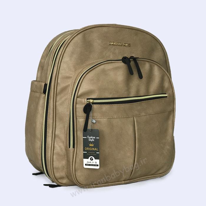 کوله پشتی لوازم نوزاد چرم کوله پشتی لوازم نوزاد چرم-کیف لوازم نوزاد چرم-کیف لوازم نوزاد جدید-کوله پشتی وسایل نوزاد چرم