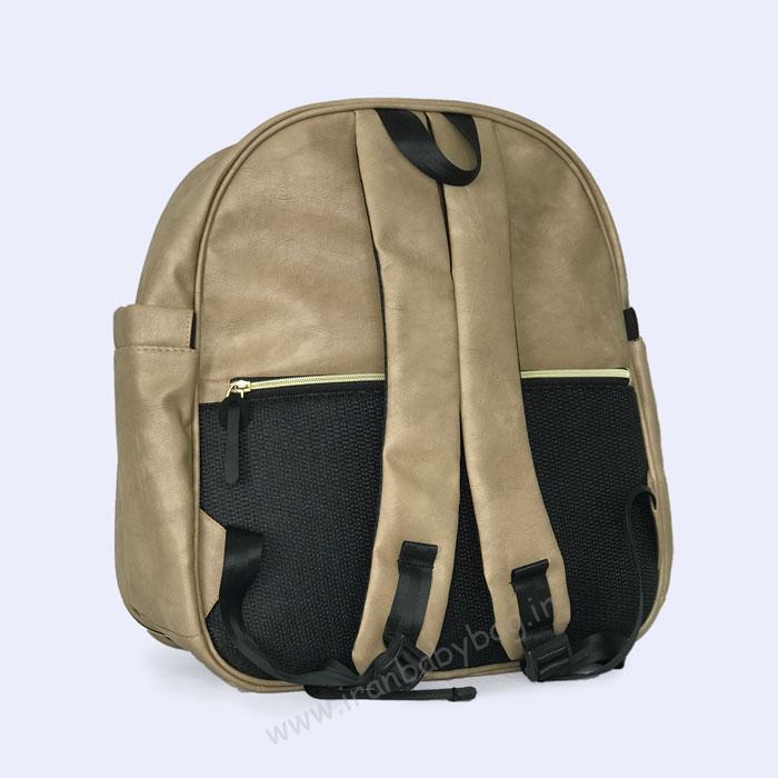 کوله پشتی لوازم نوزاد چرم کوله پشتی لوازم نوزاد چرم-کیف لوازم نوزاد چرم-کیف لوازم نوزاد جدید-کوله پشتی وسایل نوزاد چرم