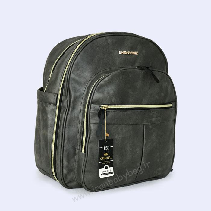 کوله پشتی لوازم نوزاد چرم کوله پشتی لوازم نوزاد چرم-کیف لوازم نوزاد چرم-کیف لوازم نوزاد جدید-کوله پشتی وسایل نوزاد چرم