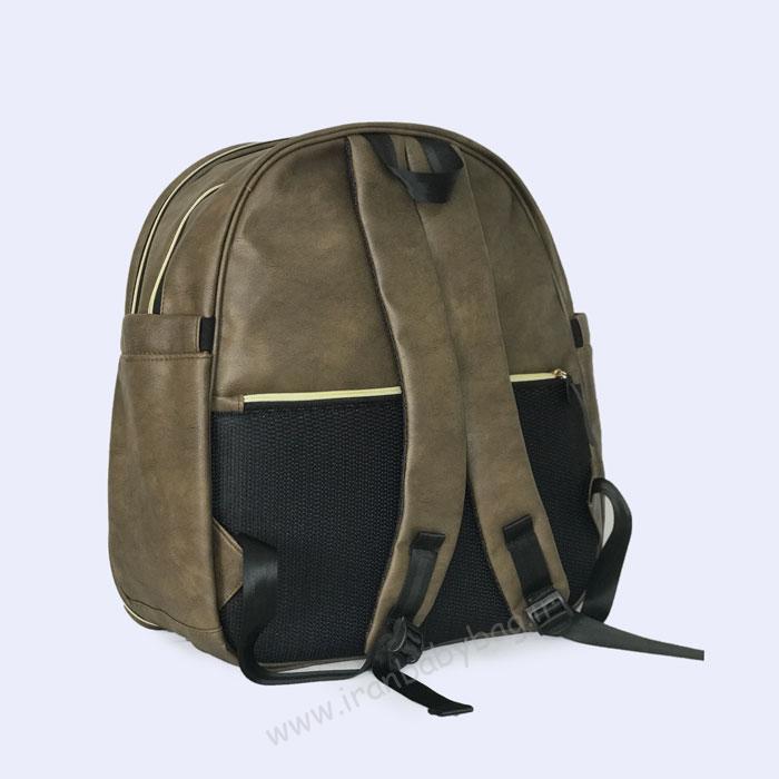 کوله پشتی لوازم نوزاد چرم کوله پشتی لوازم نوزاد چرم-کیف لوازم نوزاد چرم-کیف لوازم نوزاد جدید-کوله پشتی وسایل نوزاد چرم