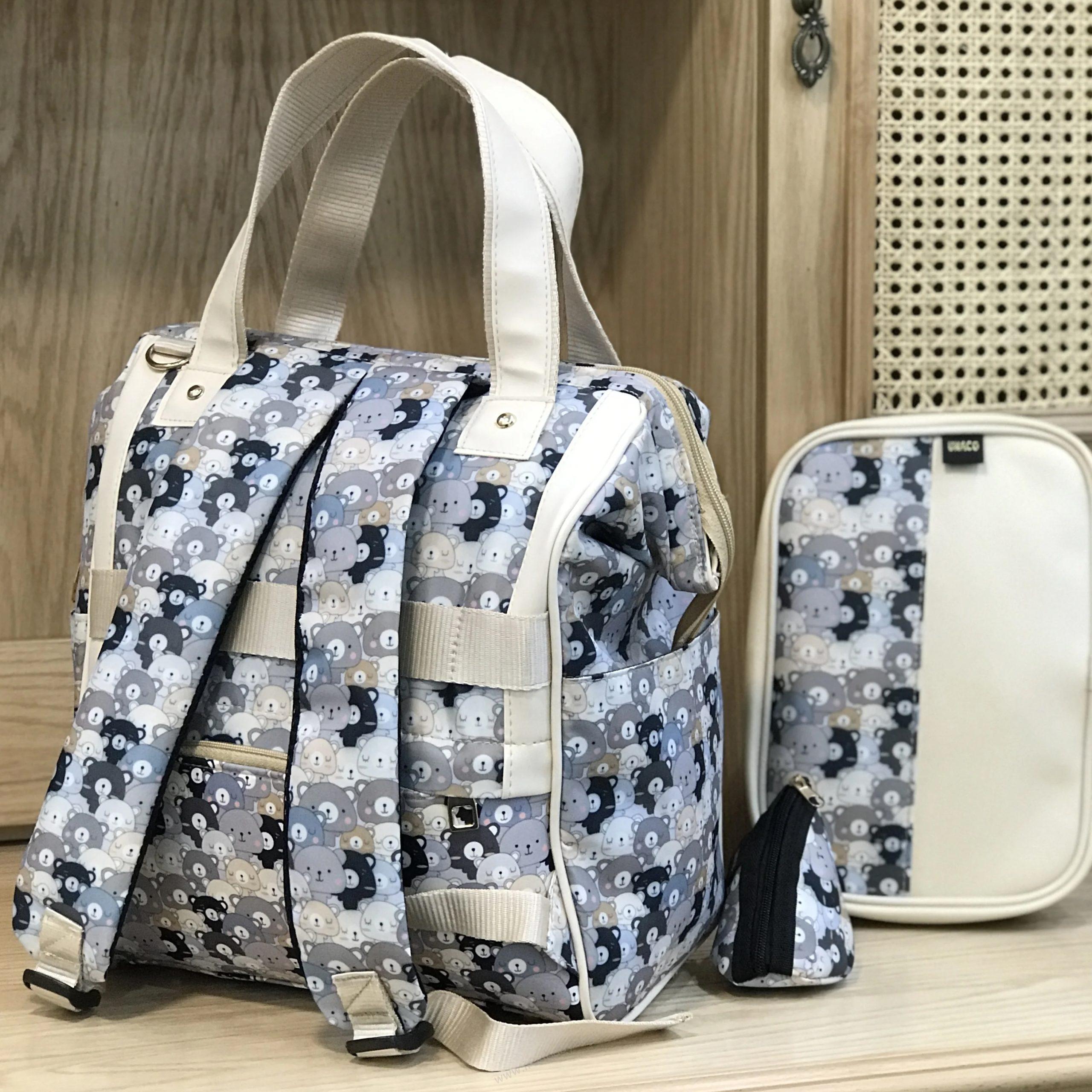 مرسدس عروسکی کیف کوله پشتی وسایل مادر و نوزاد عروسکی