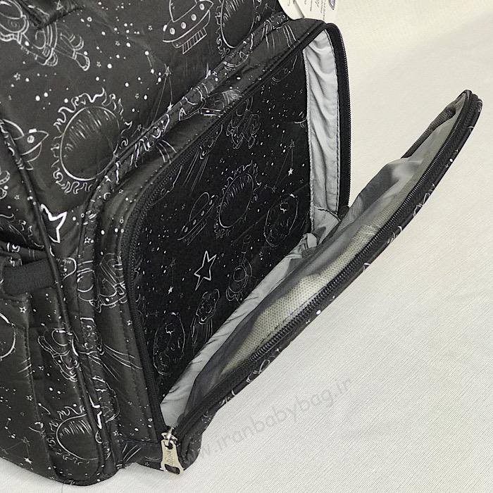 کوله پشتی وسایل نوزاد چیکو فضایی مشکی کوله پشتی وسایل نوزاد چیکو فضایی-کوله پشتی لوازم نوزاد چیکو طرحدار-کیف لوازم نوزاد چیکو جدید
