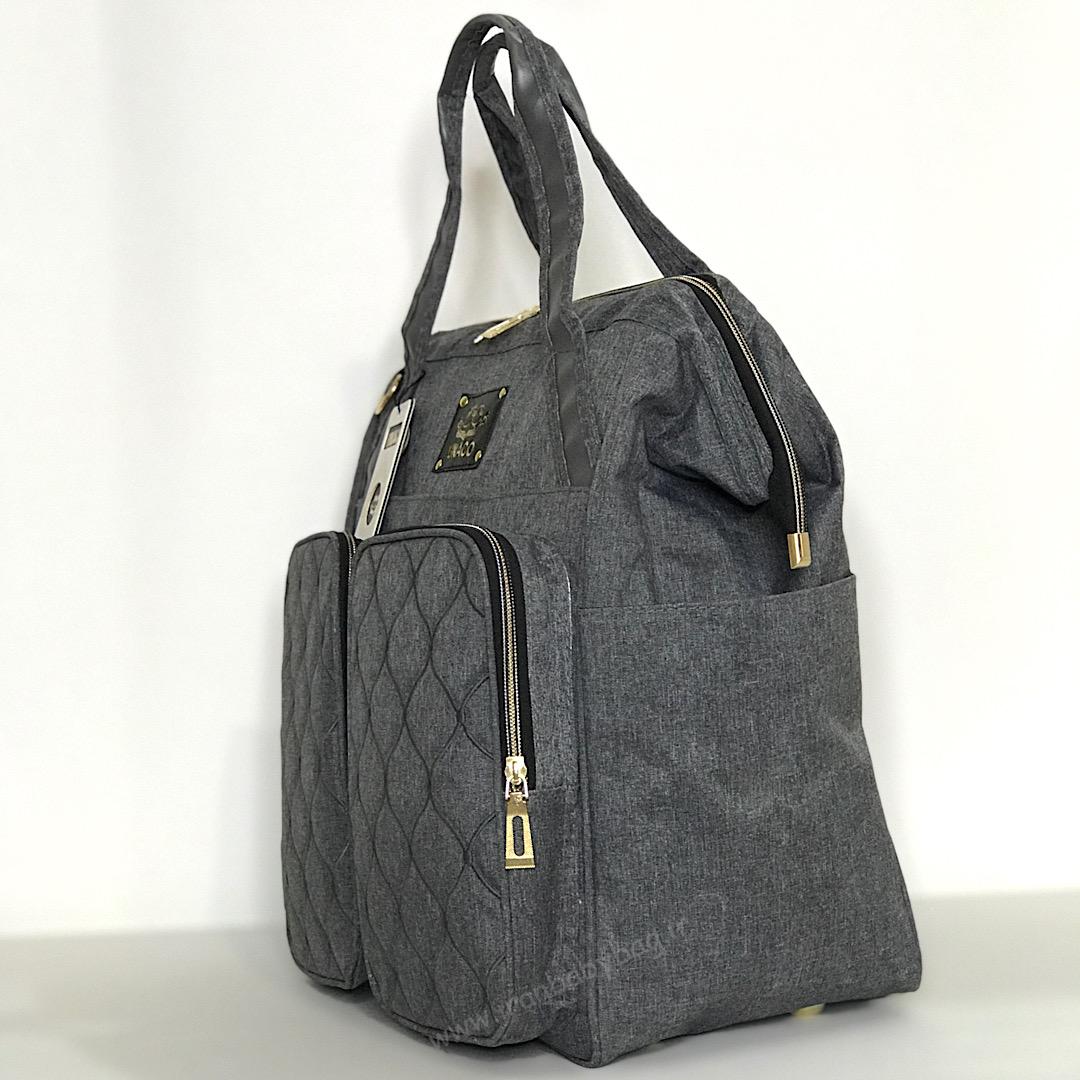 عکس اطراف کیف لوازم نوزاد مدل آوینا کیف لوازم مادر و نوزاد، ساک لوازم نوزاد، کیف کوله شو وسایل مادر و کودک