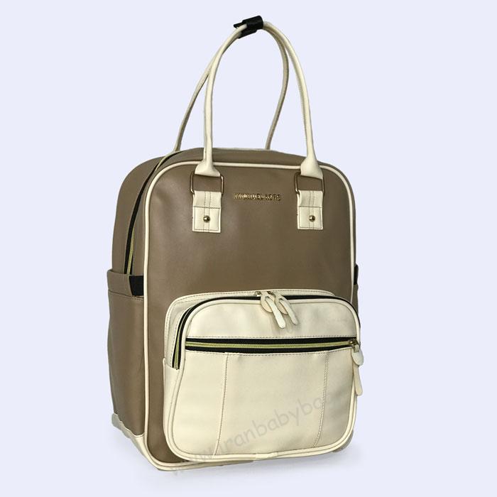 کوله پشتی لوازم نوزاد چرم لوکاس کوله پشتی لوازم نوزاد چرم با کیفیت، کوله پشتی لوازم مادر و نوزاد چرم لوکاس