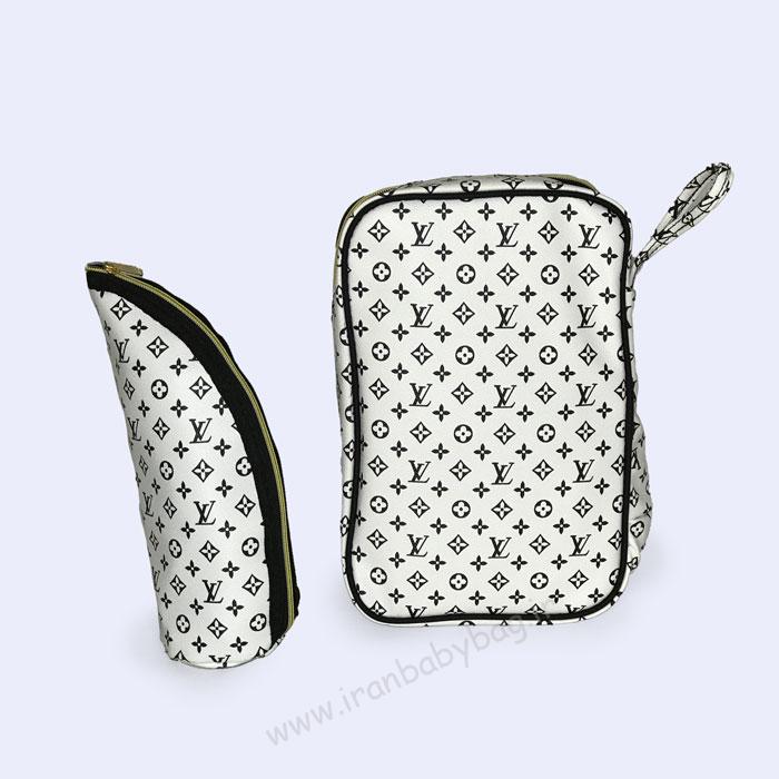 کوله پشتی لوازم نوزاد چرم مدل اورانوس لوازم جانبی کوله پشتی لوازم نوزاد چرم، کیف وسایل کودک چرم، ساک لوازم نوزاد طرحدار جدید چرم