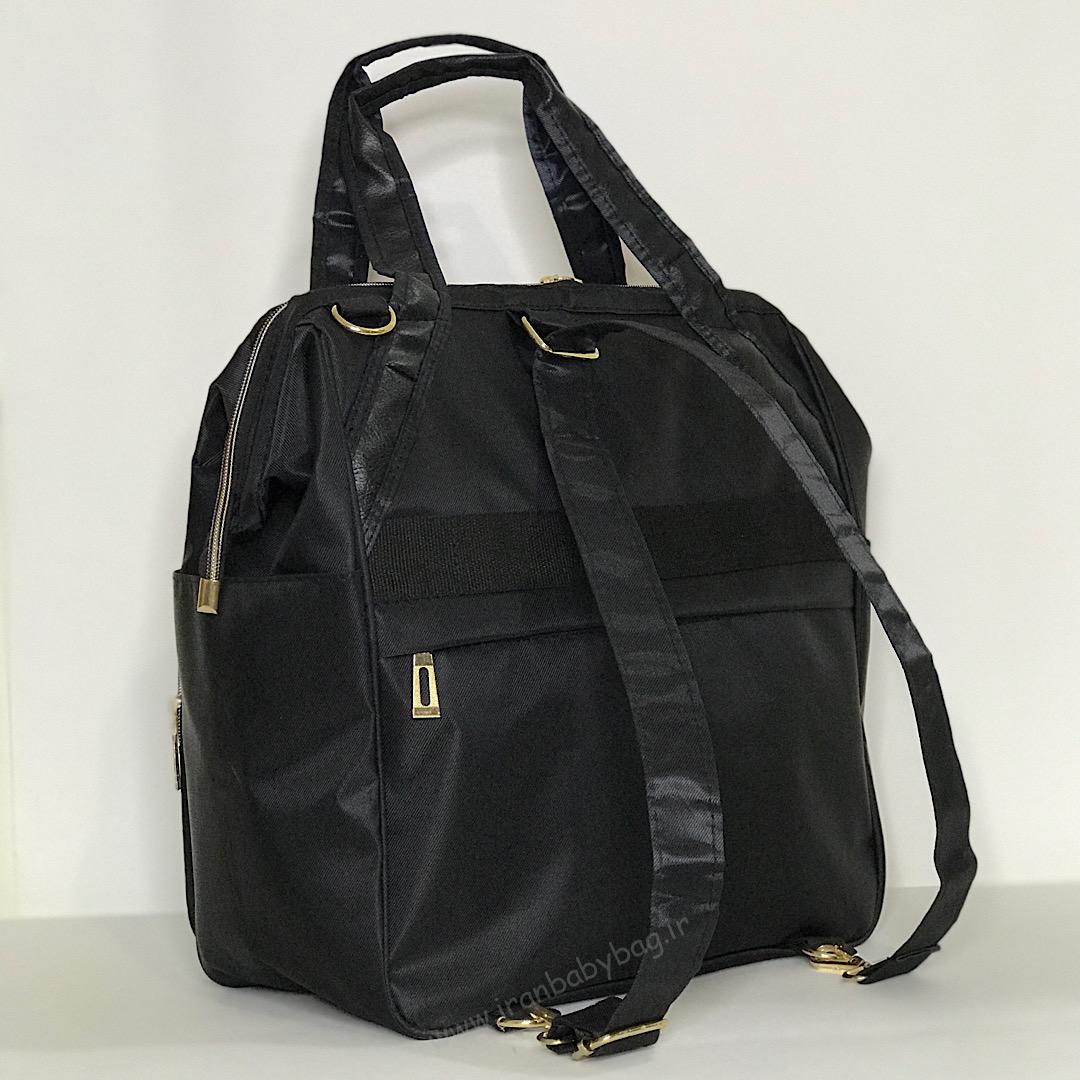 عکس اطراف کیف لوازم نوزاد مدل آوینا کیف لوازم مادر و نوزاد، ساک لوازم نوزاد، کیف کوله شو وسایل مادر و کودک