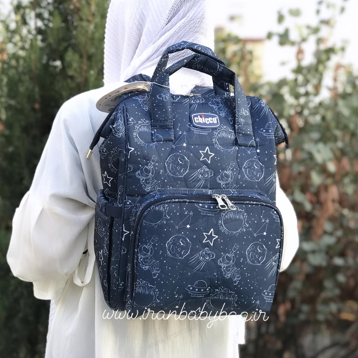 کوله پشتی وسایل نوزاد چیکو فضایی کوله پشتی وسایل نوزاد چیکو فضایی
