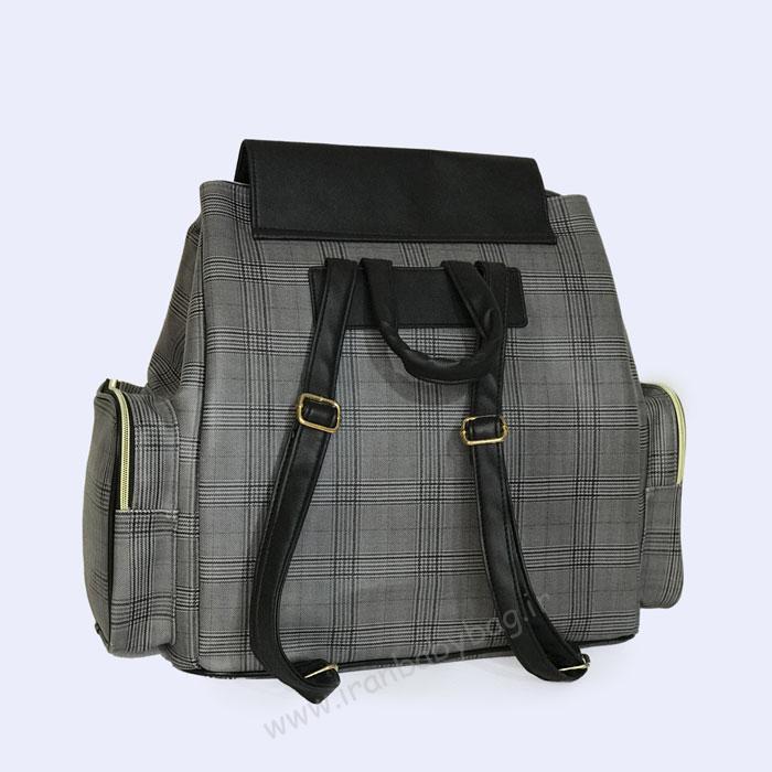 کوله پشتی لوازم نوزاد چرم مدل اورانوس کوله پشتی لوازم نوزاد چرم، کیف وسایل کودک چرم، ساک لوازم نوزاد طرحدار جدید چرم