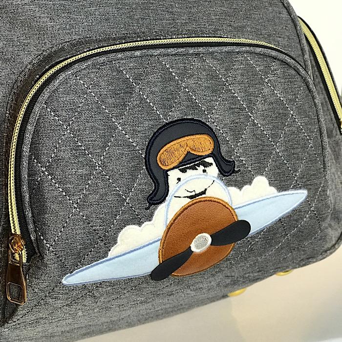 کوله پشتی لوازم نوزاد کراس هواپیما کیف لوازم نوزاد-ساک لوازم مادر و کودک- کوله پشتی لوازم نوزاد