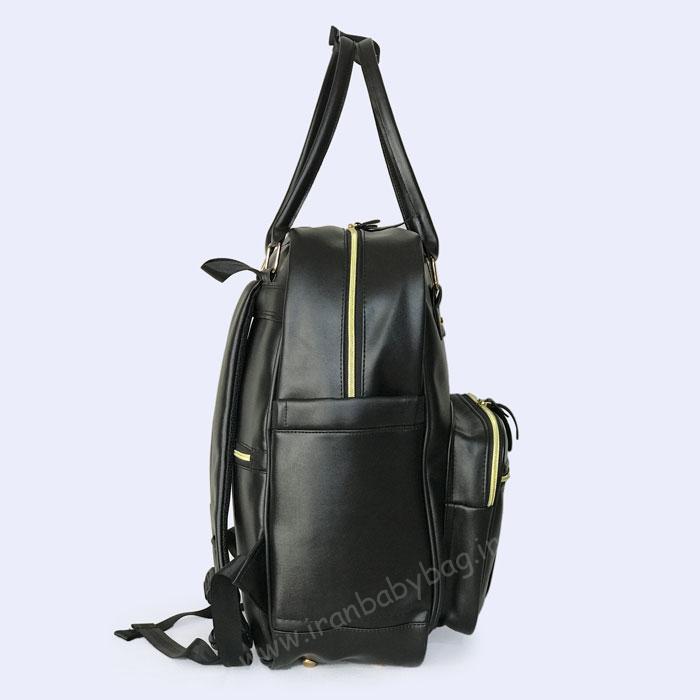 کوله پشتی لوازم نوزاد چرم لوکاس کوله پشتی لوازم نوزاد چرم با کیفیت، کوله پشتی لوازم مادر و نوزاد چرم لوکاس