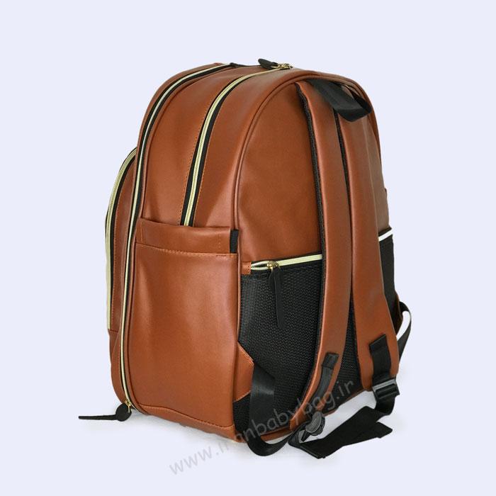 کوله پشتی لوازم نوزاد چرم کوله پشتی لوازم نوزاد چرم-کیف لوازم نوزاد چرم-کیف لوازم نوزاد جدید-کوله پشتی وسایل نوزاد چرم
