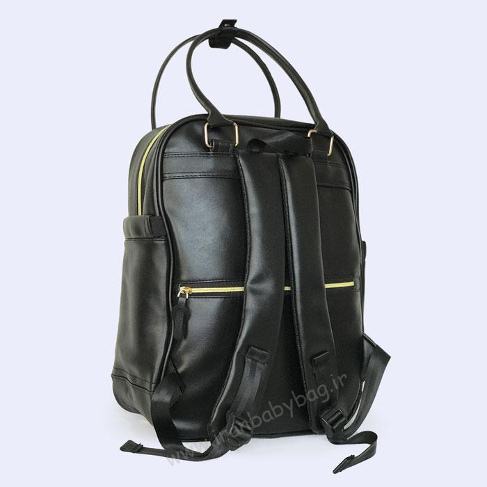 پشت کوله پشتی لوازم نوزاد چرم کوله پشتی لوازم نوزاد چرم با کیفیت، کوله پشتی لوازم مادر و نوزاد چرم لوکاس