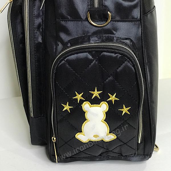 کیف لوازم نوزاد تدی مشکی کوله پشتی لوازم نوزاد تدی مشکی اسپرت. کیف لوازم نوزاد ایرانی با کیفیت