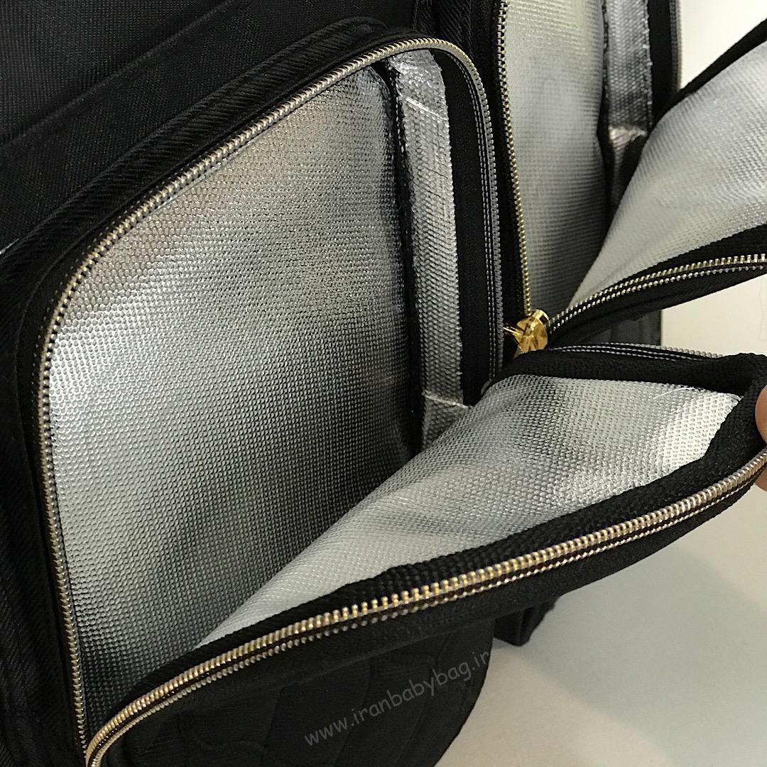 عکس اطراف کیف لوازم نوزاد مدل آوینا کیف لوازم مادر و نوزاد، ساک لوازم نوزاد، کیف کوله شو وسایل مادر و کودک