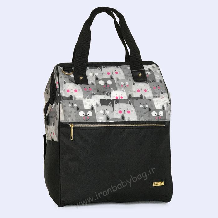 کیف لوازم نوزاد فندی کوله پشتی لوازم نوزاد فندی طرحدار، کیف وسایل نوزاد فندی