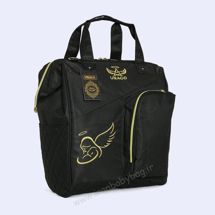 کیف لوازم نوزاد مدل آنجل کوله پشتی لوازم نوزاد -کیف لوازم مادر و نوزاد-ساک لوازم نوزاد مشکی