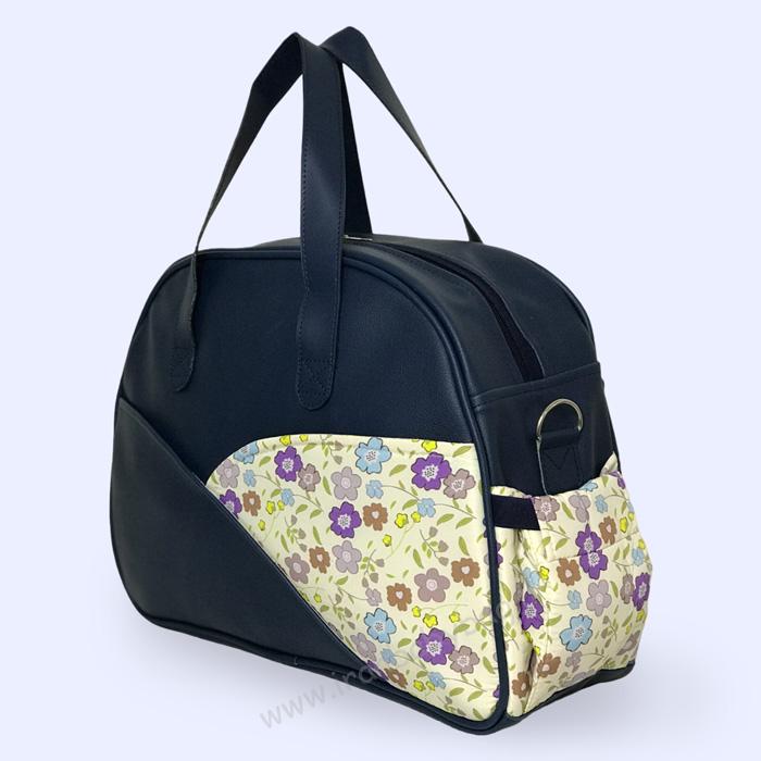 ساک رودوشی لوازم نوزاد گلدار ببتو ساک رودوشی لوازم نوزاد برند ببتو شیک