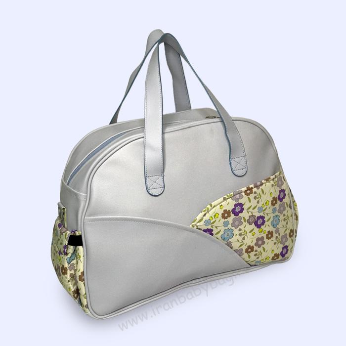 ساک رودوشی لوازم نوزاد گلدار ببتو ساک رودوشی لوازم نوزاد گلدار برند ببتو مناسب سیسمونی