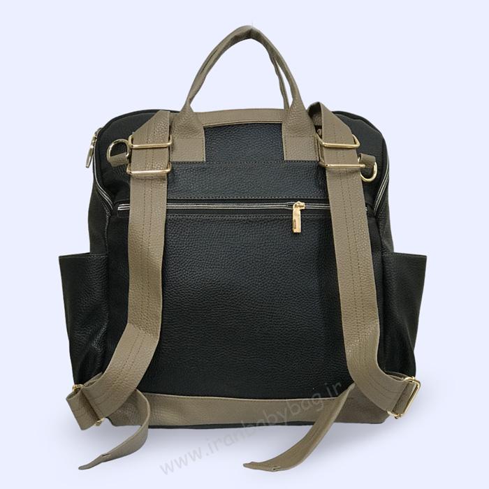 پشت کوله پشتی لوازم نوزاد چرم M&Y کوله سیسمونی لوازم نوزاد چرم