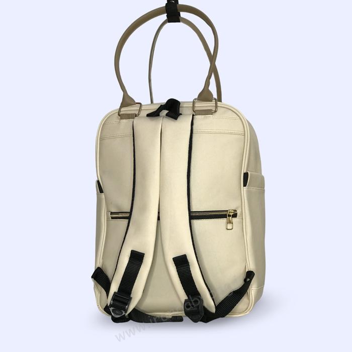 پشت کوله پشتی لوازم نوزاد چرم کاسپین کوله پشتی وسایل نوزاد چرم شیک