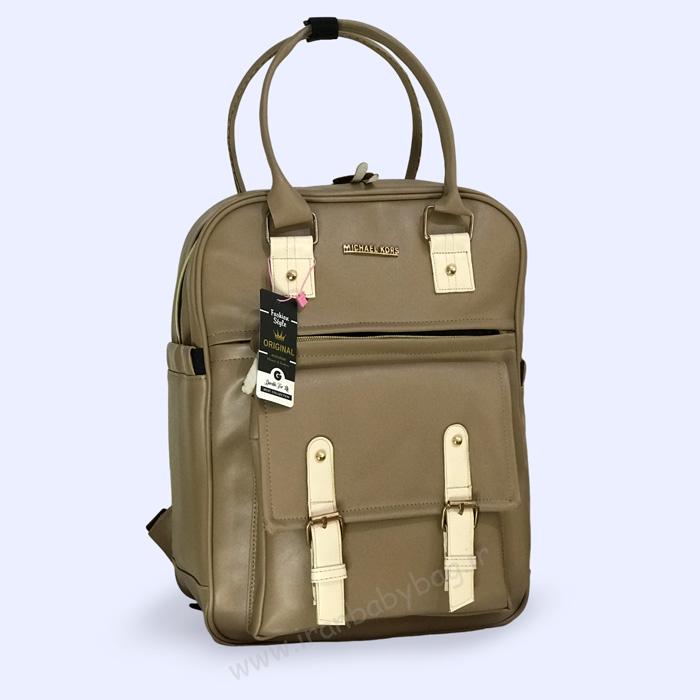 کوله پشتی لوازم نوزاد چرم کاسپین کوله پشتی وسایل نوزاد چرم با کیفیت