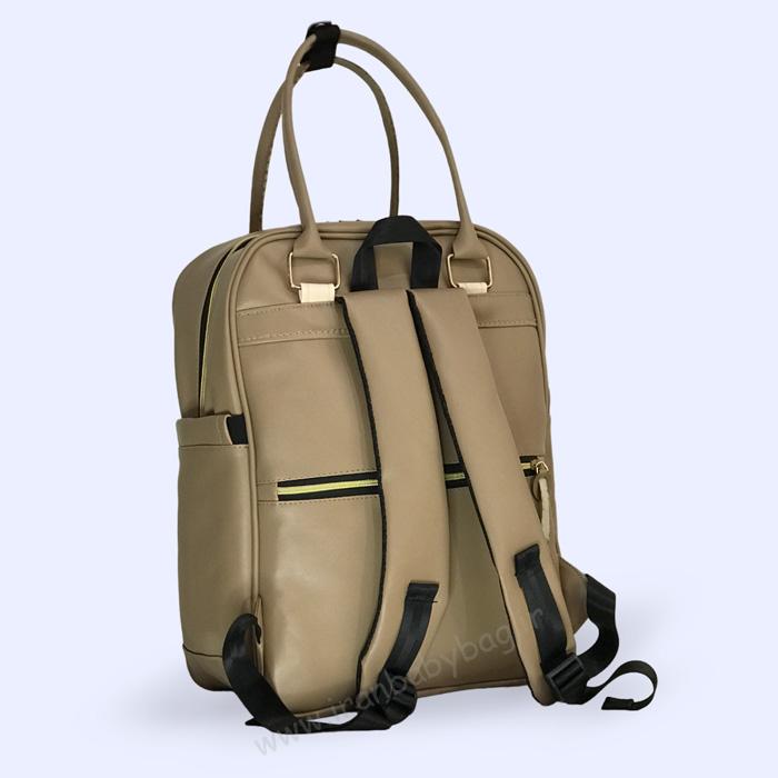 کوله پشتی لوازم نوزاد چرم کاسپین کوله پشتی وسایل نوزاد چرم شیک