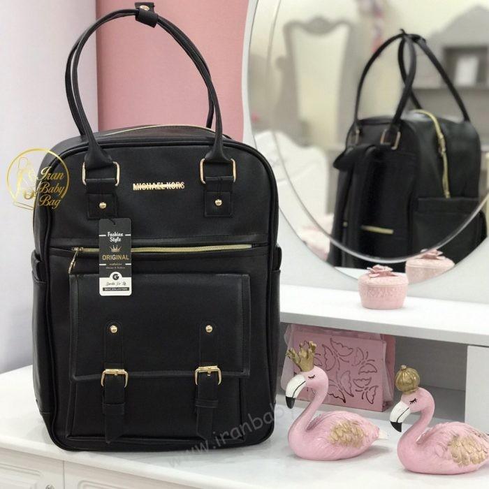 کوله پشتی لوازم نوزاد کاسپین کوله پشتی لوازم نوزاد کاسپین چرم - کوله سیسمونی شیک