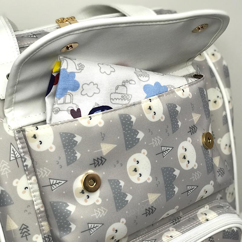 جیبهای داخلی مدل مرسدس جیبهای کیف کوله پشتی لوازم نوزاد مرسدس