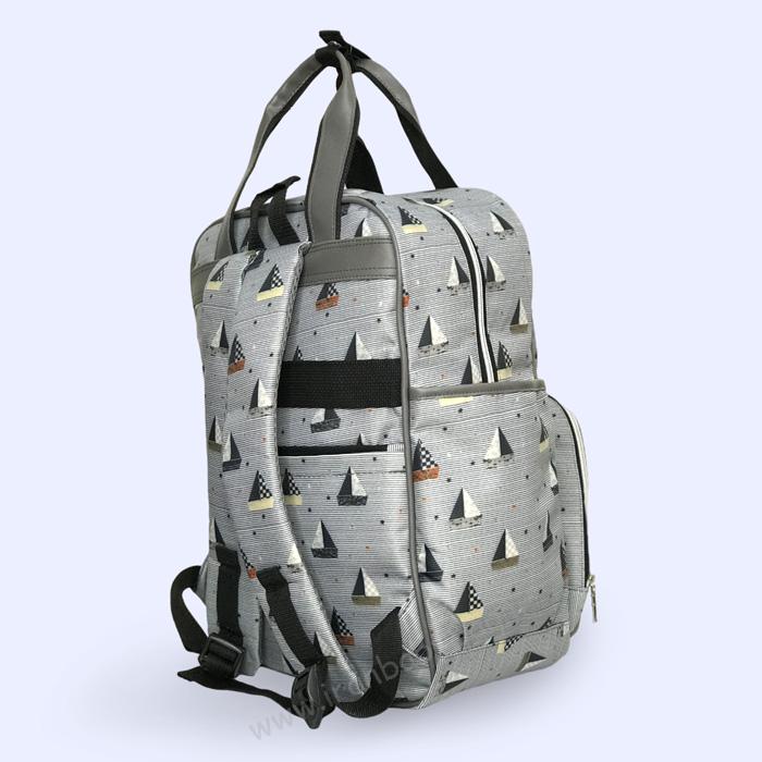 کوله پشتی لوازم نوزاد طرح کشتی جدیدترین مدل کوله پشتی لوازم مادر و نوزاد پسرانه