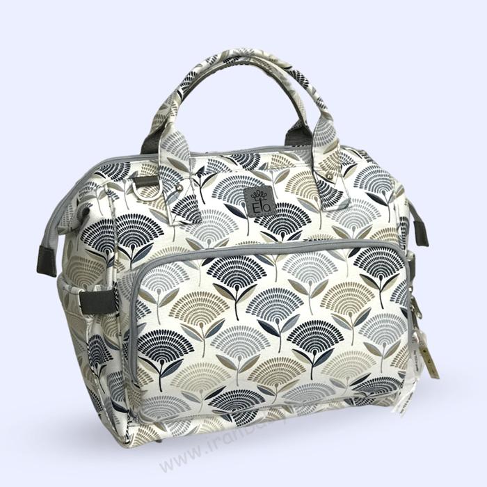 مدل هیوا طرح قاصدک ساک لوازم نوزاد دوتایی الا