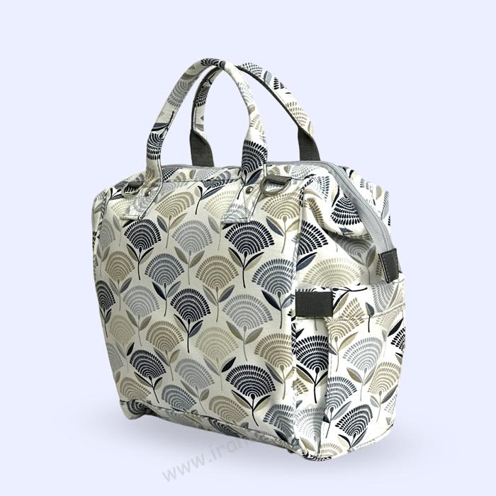 مدل هیوا طرح قاصدک ساک رودوشی لوازم نوزاد برند الا