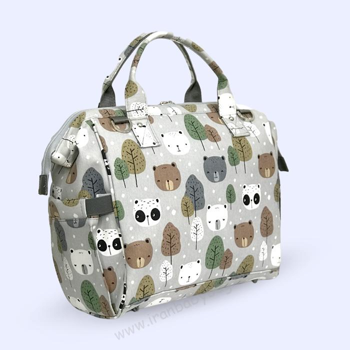 مدل هیوا طرح خرسک کیف مادر و نوزاد طرحدار