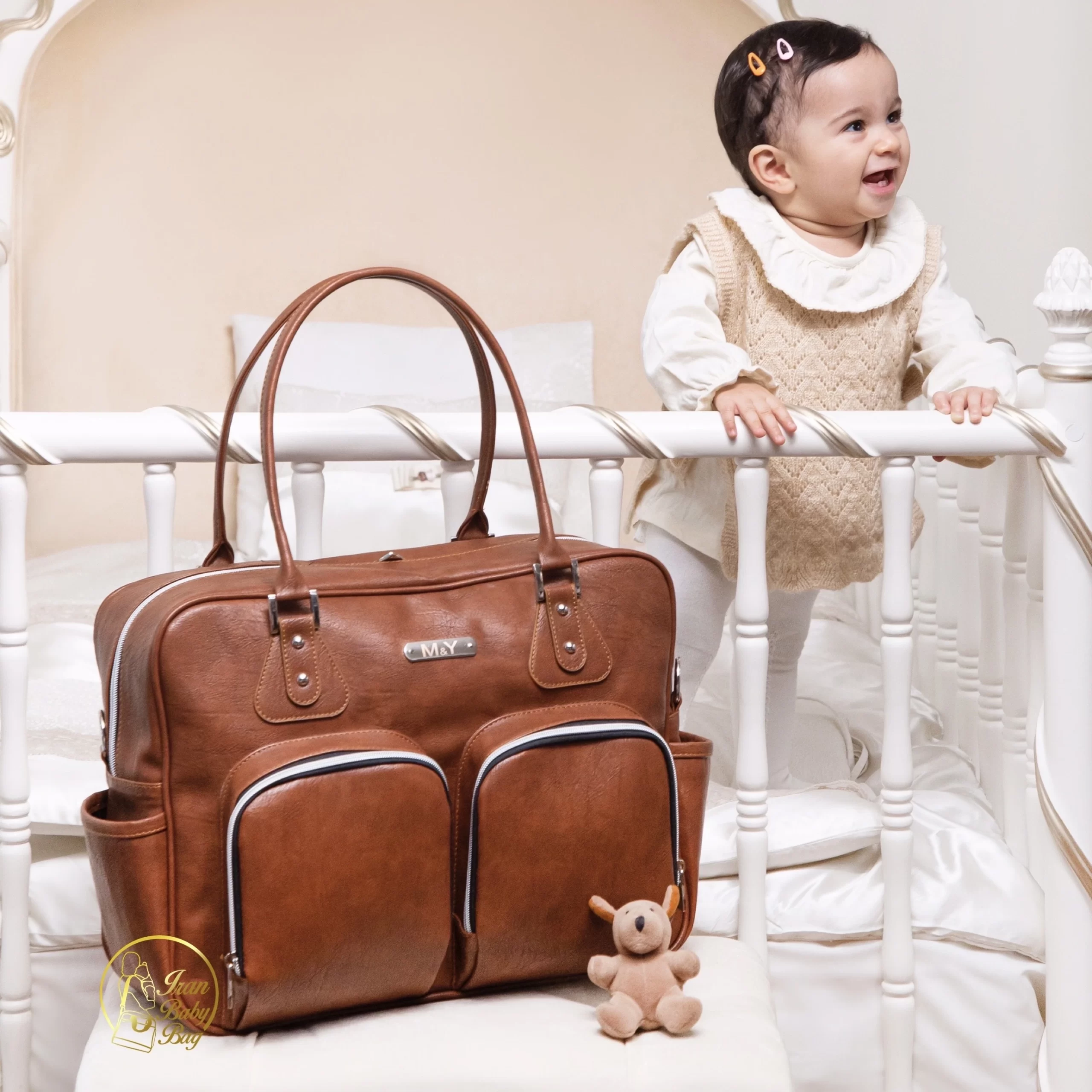 ساک بیمارستانی ساک بیمارستانی چرم برند ام اند وای