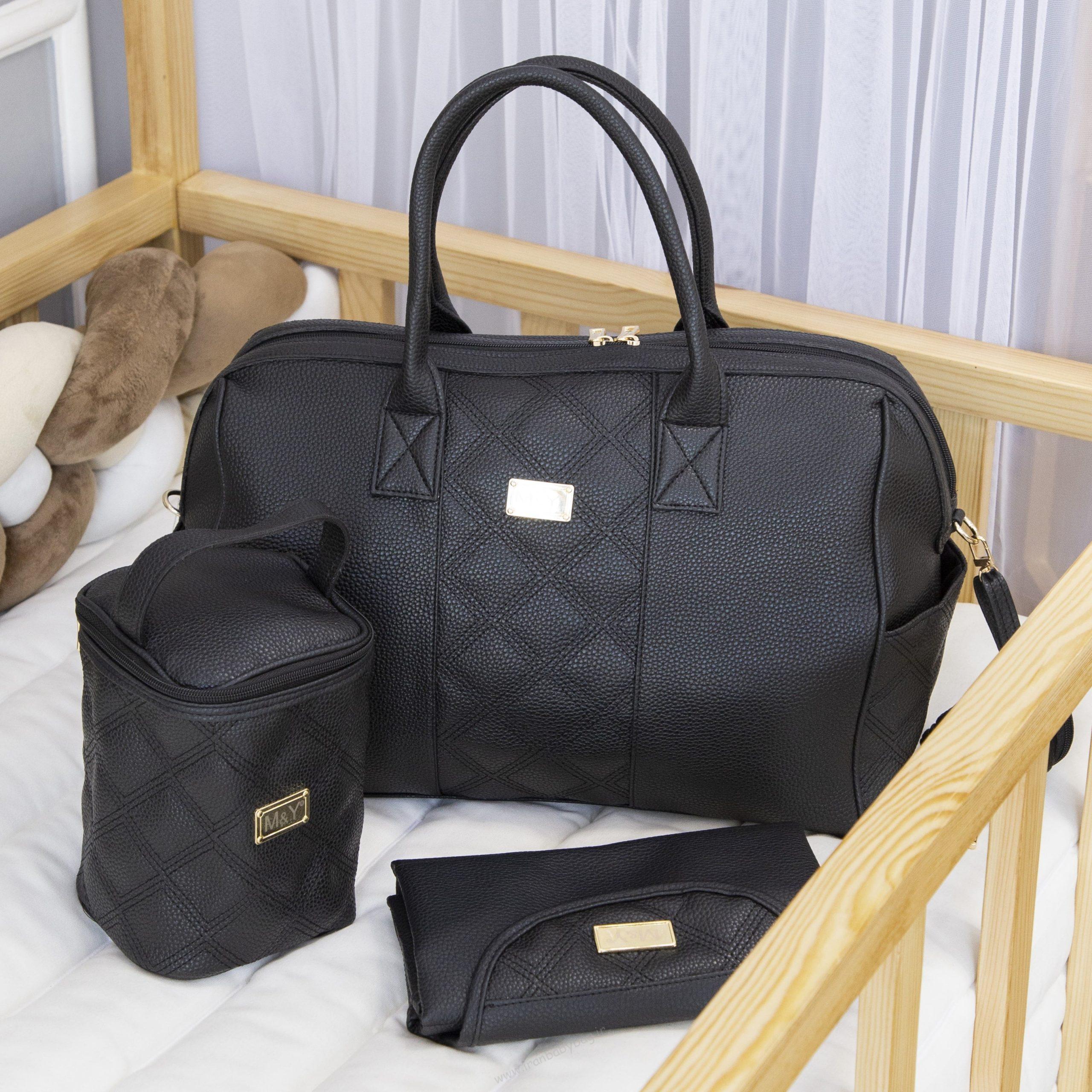 ساک لوازم مادر و نوزاد گایا چرم درجه یک ساک لوازم نوزاد چرم گایا در نمایندکی تهران برند m&y