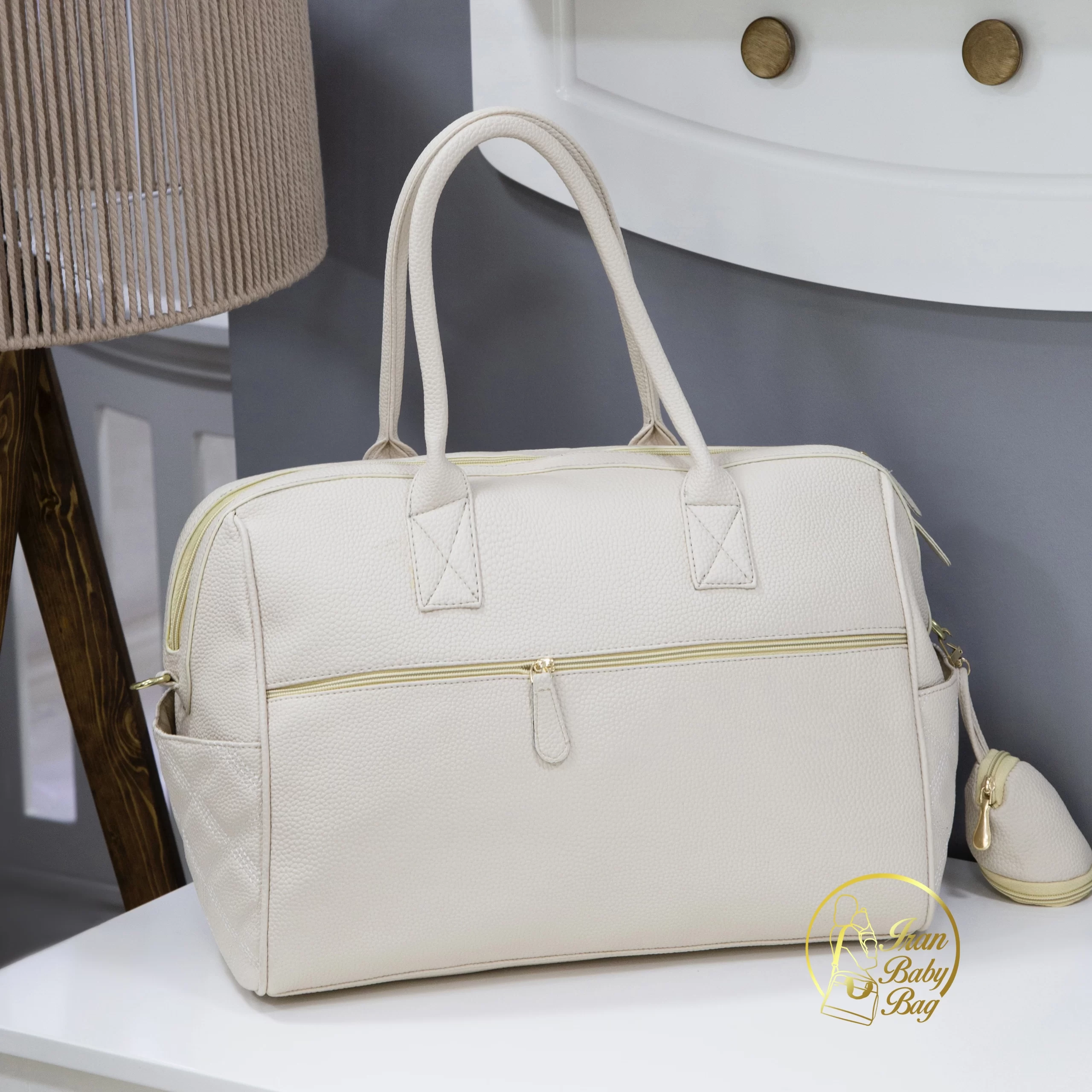 ساک لوازم نوزاد چرم گایا ساک نوزاد چرم گایا