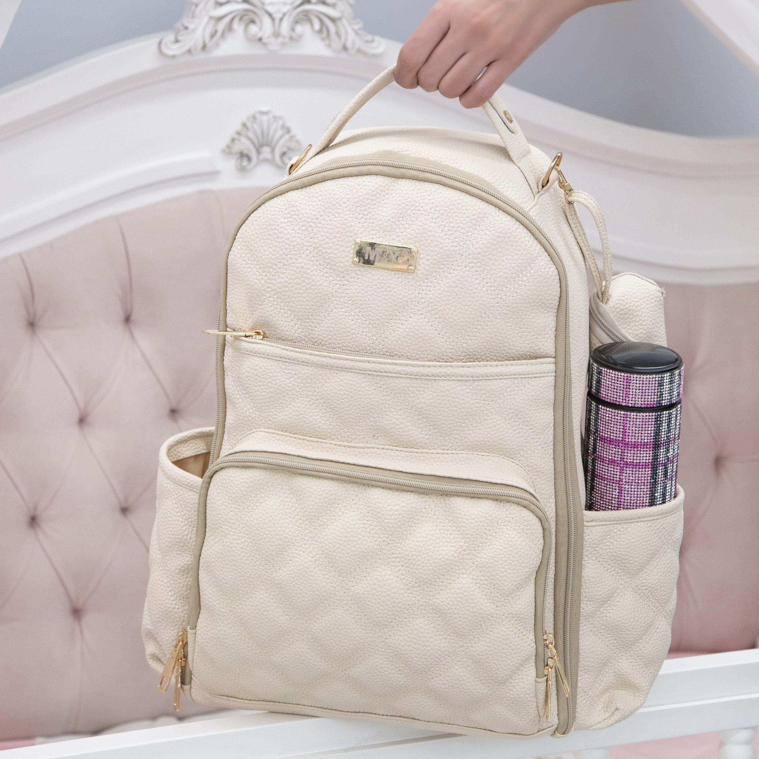 کوله پشتی لوازم نوزاد چمدانی M&Y کوله پشتی لوازم نوزاد چمدانی M&Y کوله چرم لوازم نوزاد